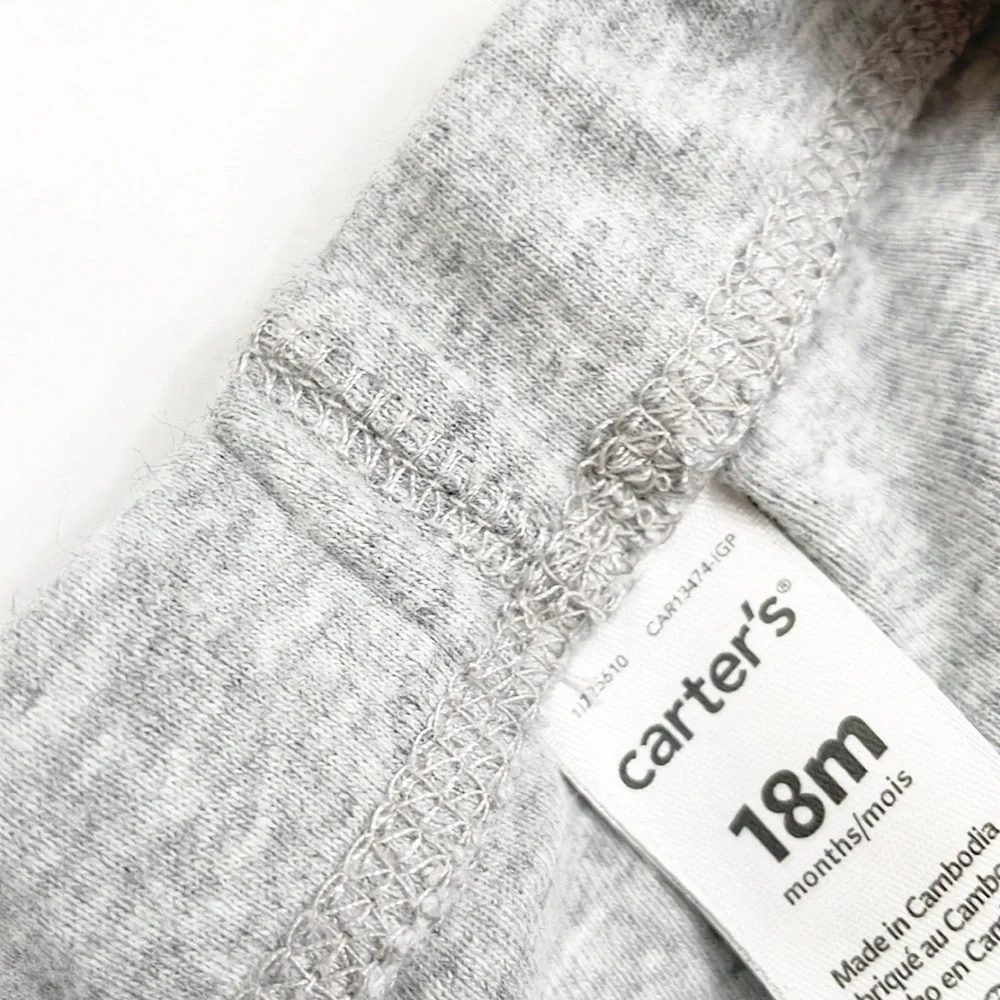 Carter's light gray baby pants